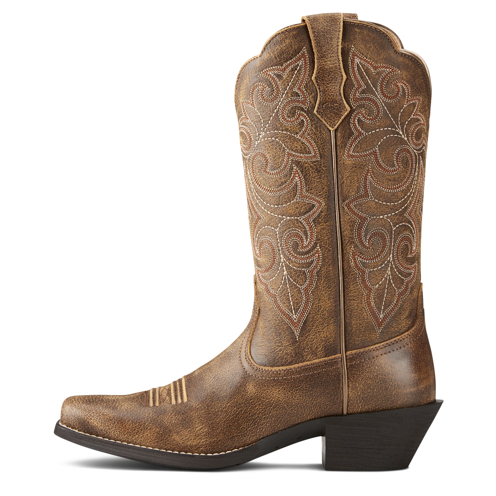 WMS Round Up Square Toe Western Boot
