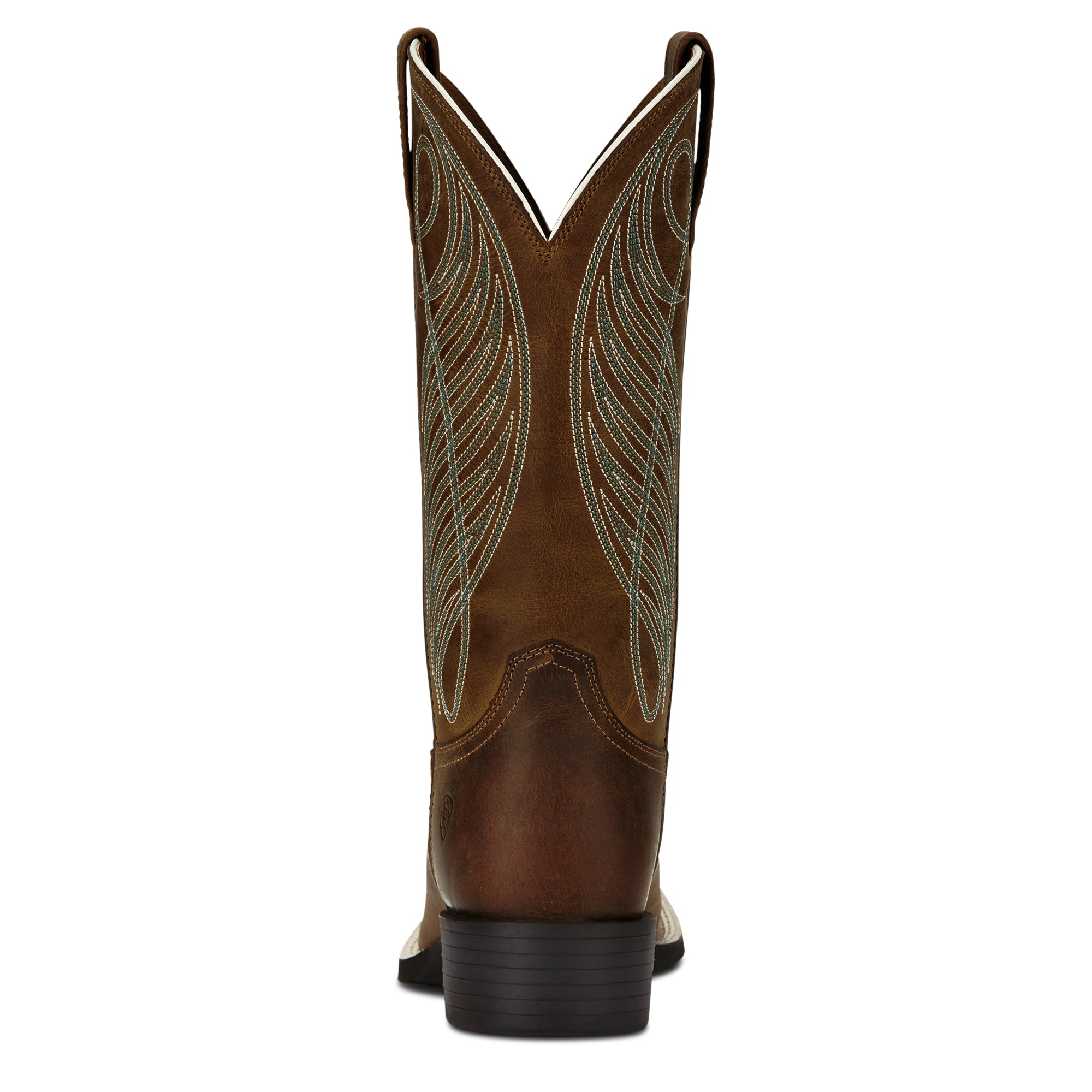 WMS Round Up Wide Square Toe Western Boot