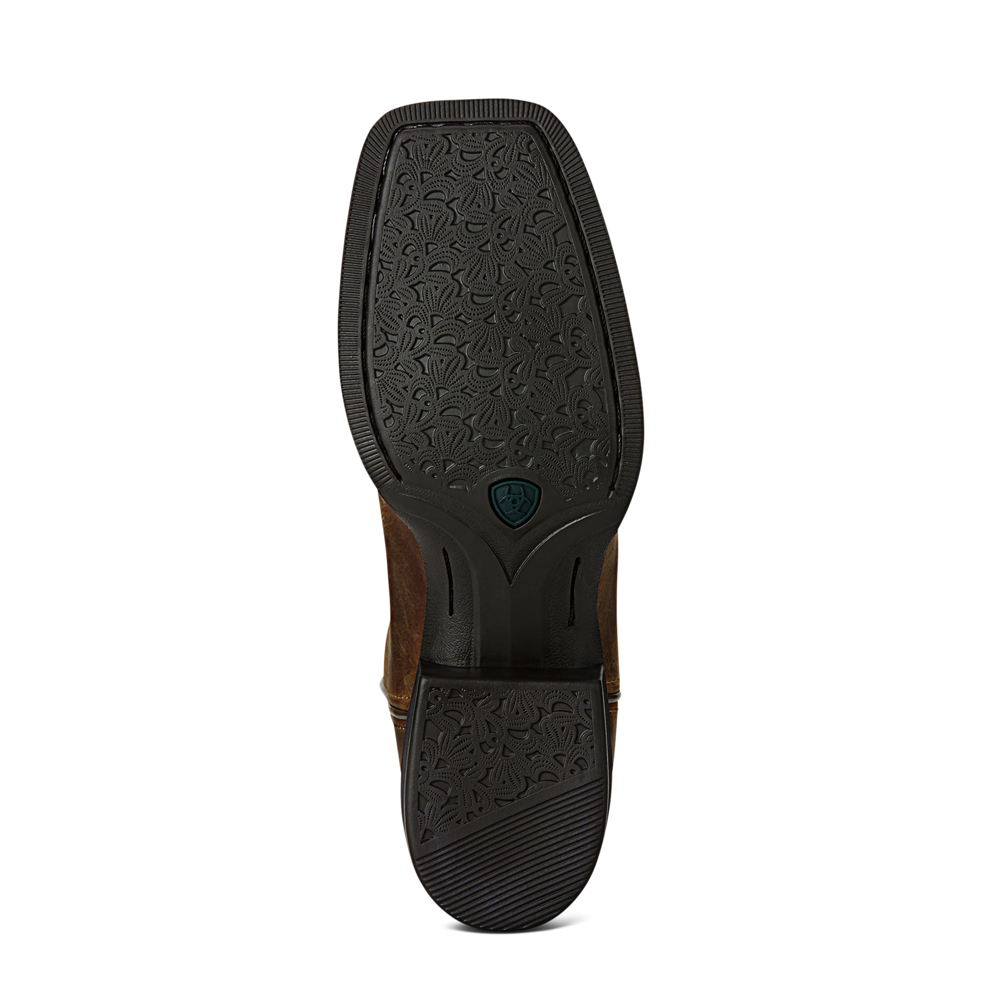 WMS Round Up Wide Square Toe Western Boot