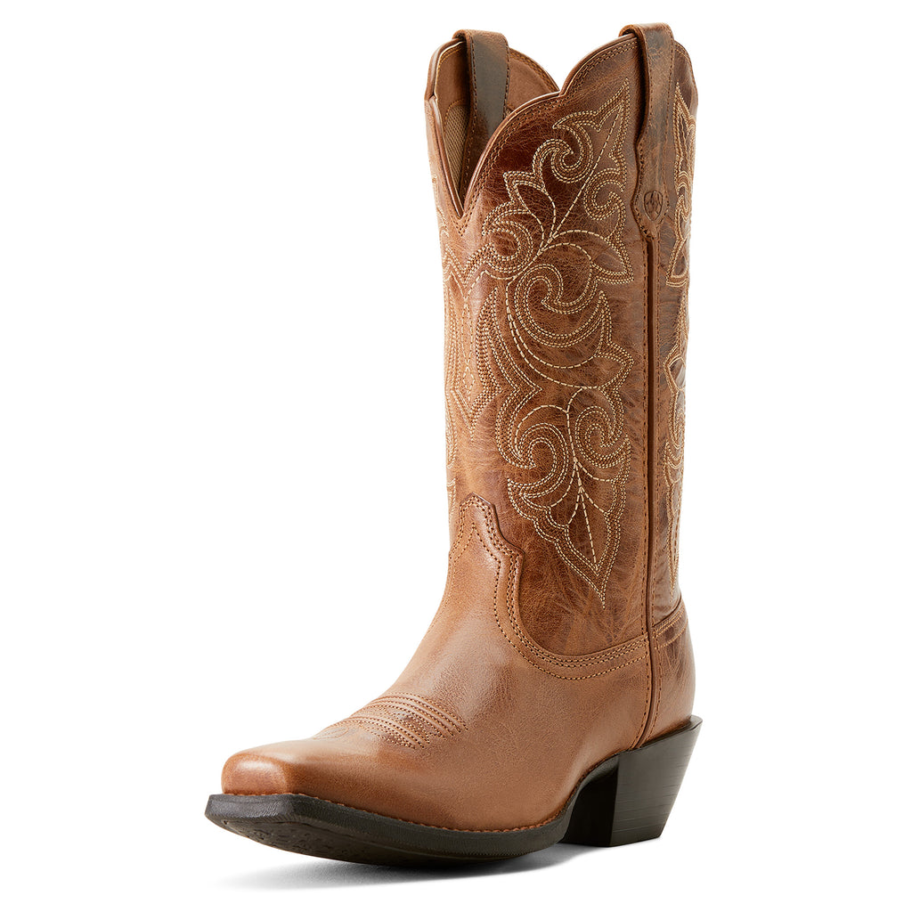 WMS Round Up Square Toe Western Boot