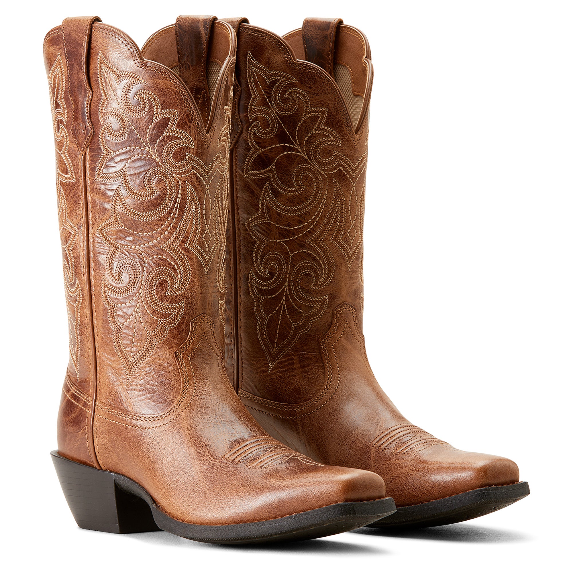 WMS Round Up Square Toe Western Boot