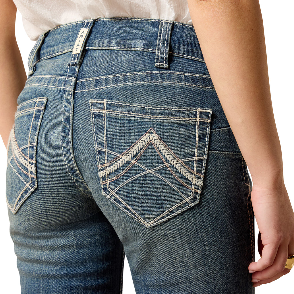 WMS R.E.A.L. Mid Rise Stretch Icon Stackable Straight Leg Jean