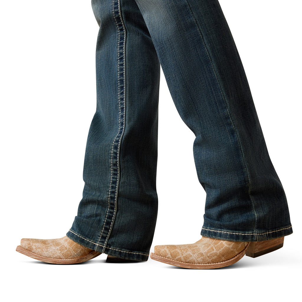 WMS R.E.A.L. Mid Rise Stretch Icon Stackable Straight Leg Jean