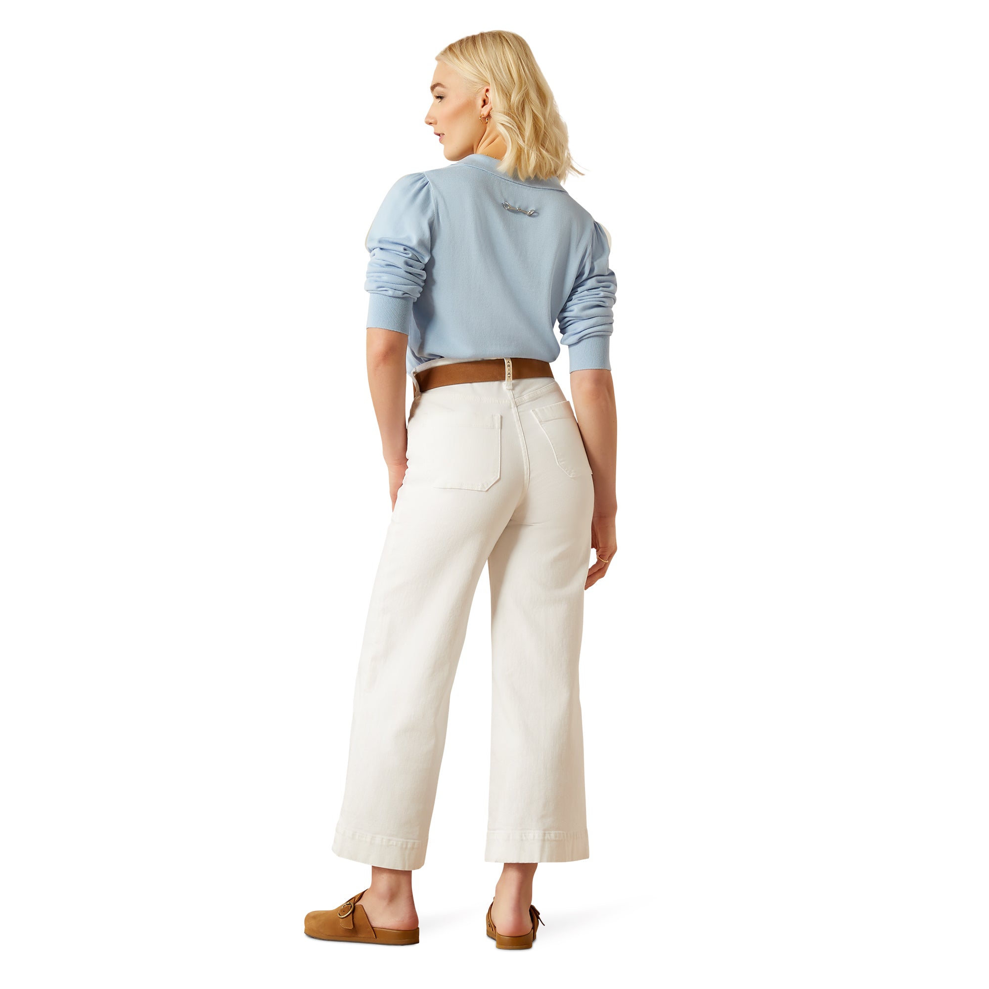 WMS Ultra High Rise Countryside Wide Leg Crop Jeans