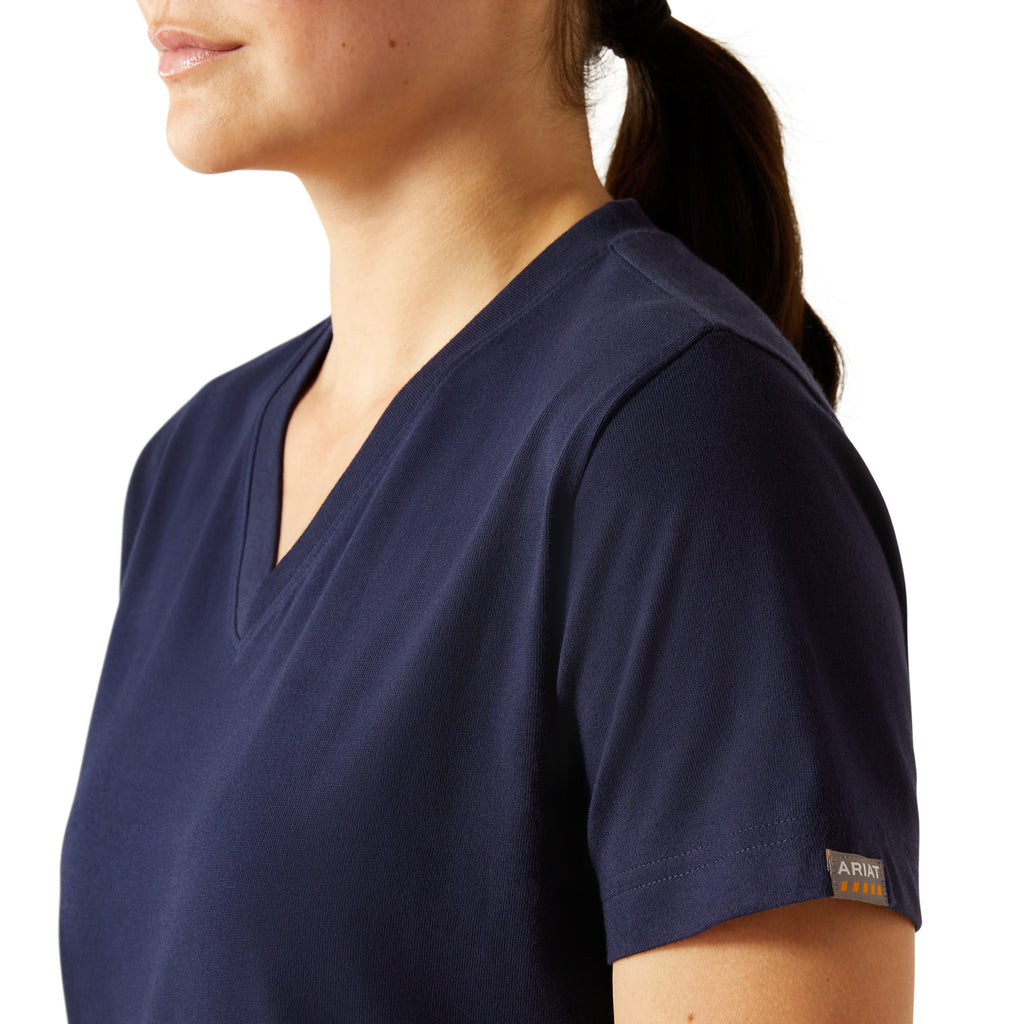 WMS Rebar Cotton Strong Standard V-Neck T-Shirt