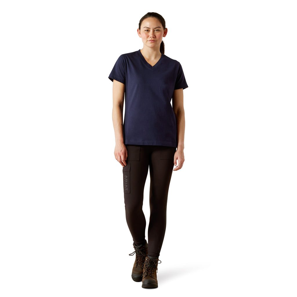 WMS Rebar Cotton Strong Standard V-Neck T-Shirt