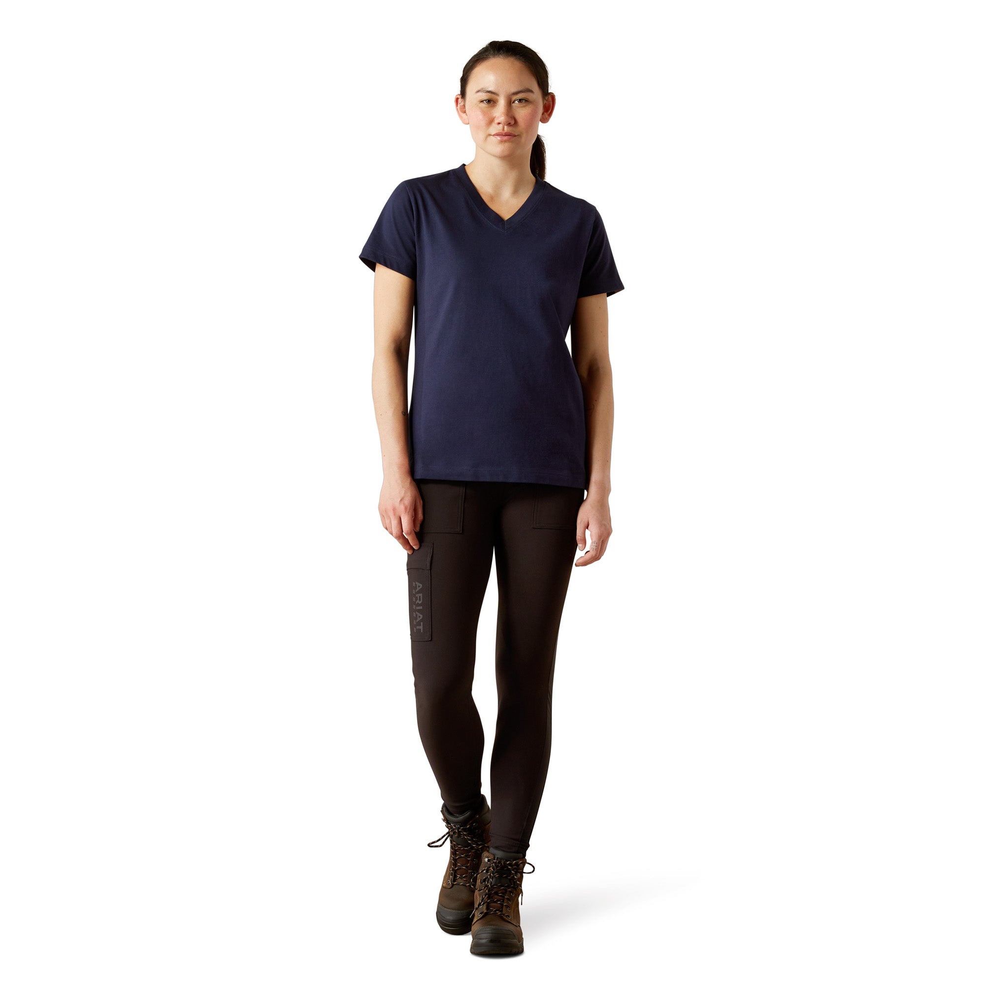 WMS Rebar Cotton Strong Standard V-Neck T-Shirt