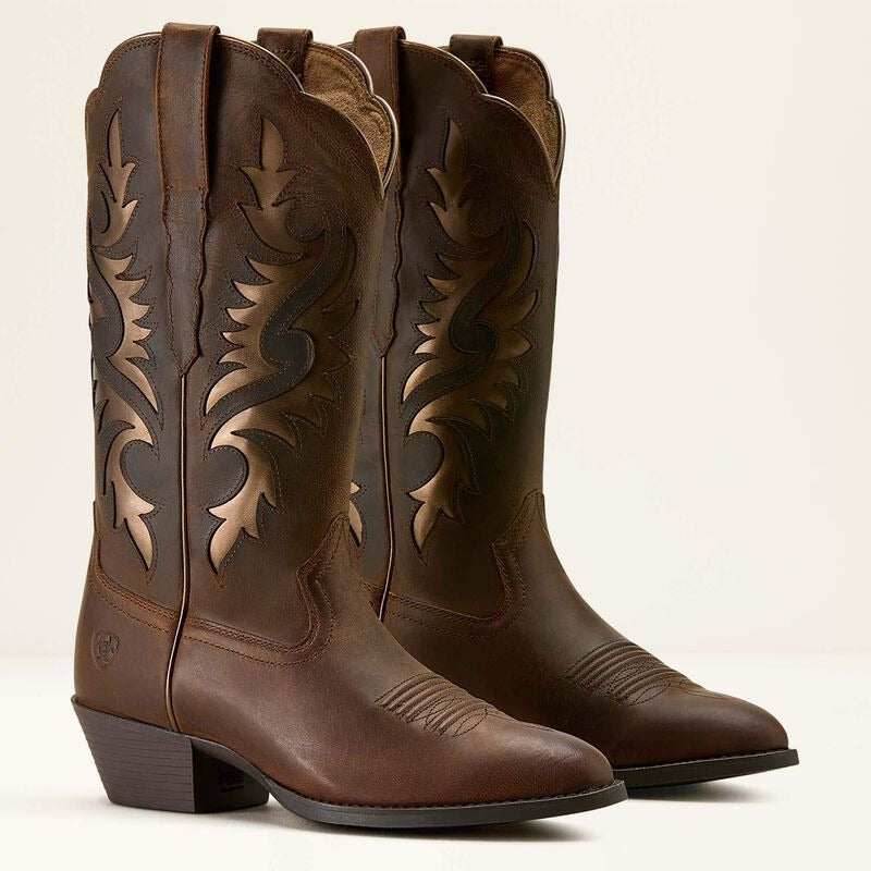 WMS Heritage Retro R Toe Western Boot