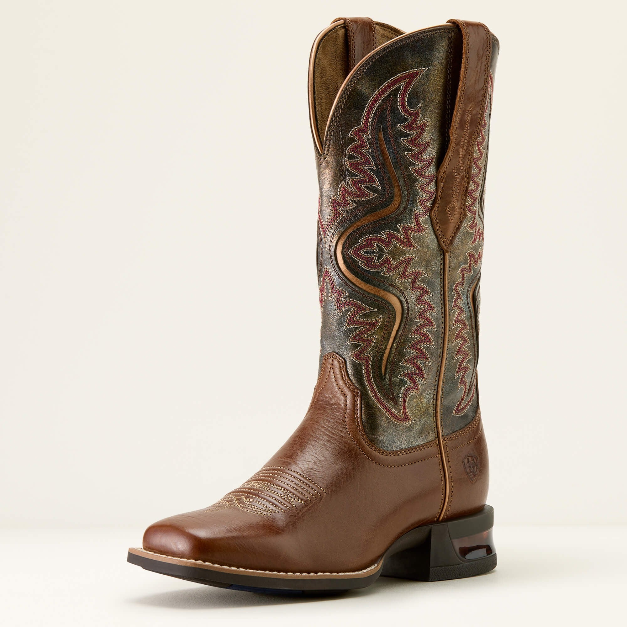 WMS Captivate Wide Square Toe Western Boot