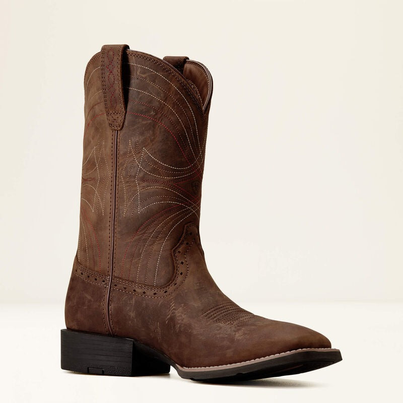 MNS Sport Wide Square Toe Cowboy Boot