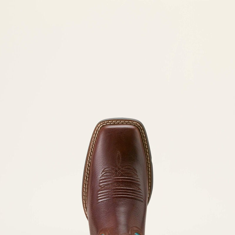 WMS Round Up Filly Wide Square Toe Western Boot