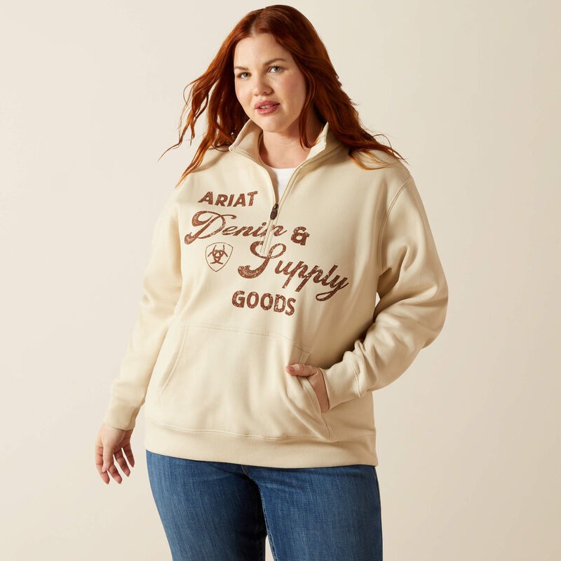 WMS Denim & Supply 1/2 Zip Sweatshirt