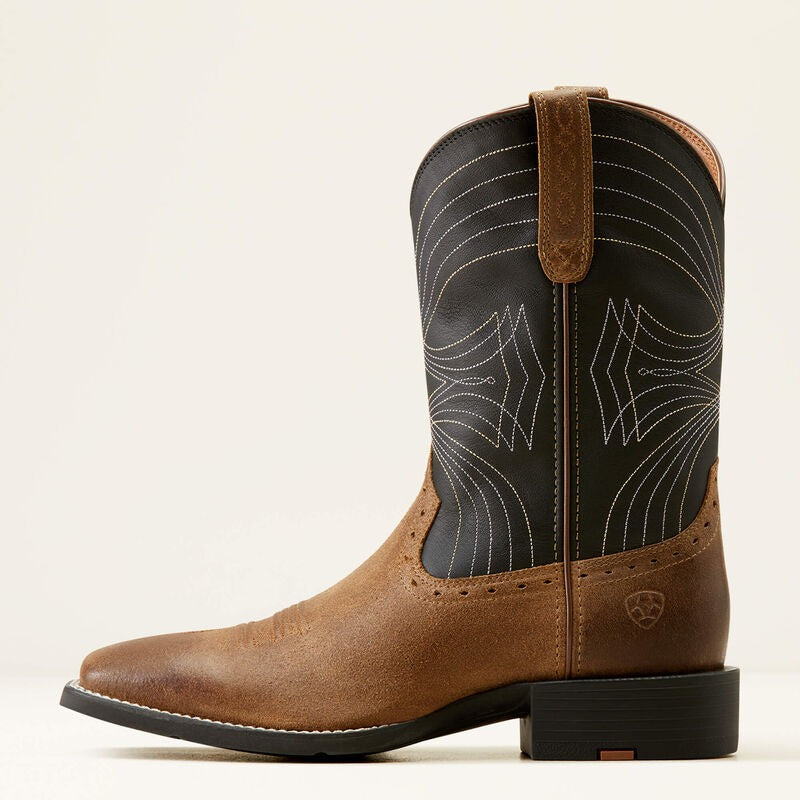 MNS Sport Wide Square Toe Cowboy Boot