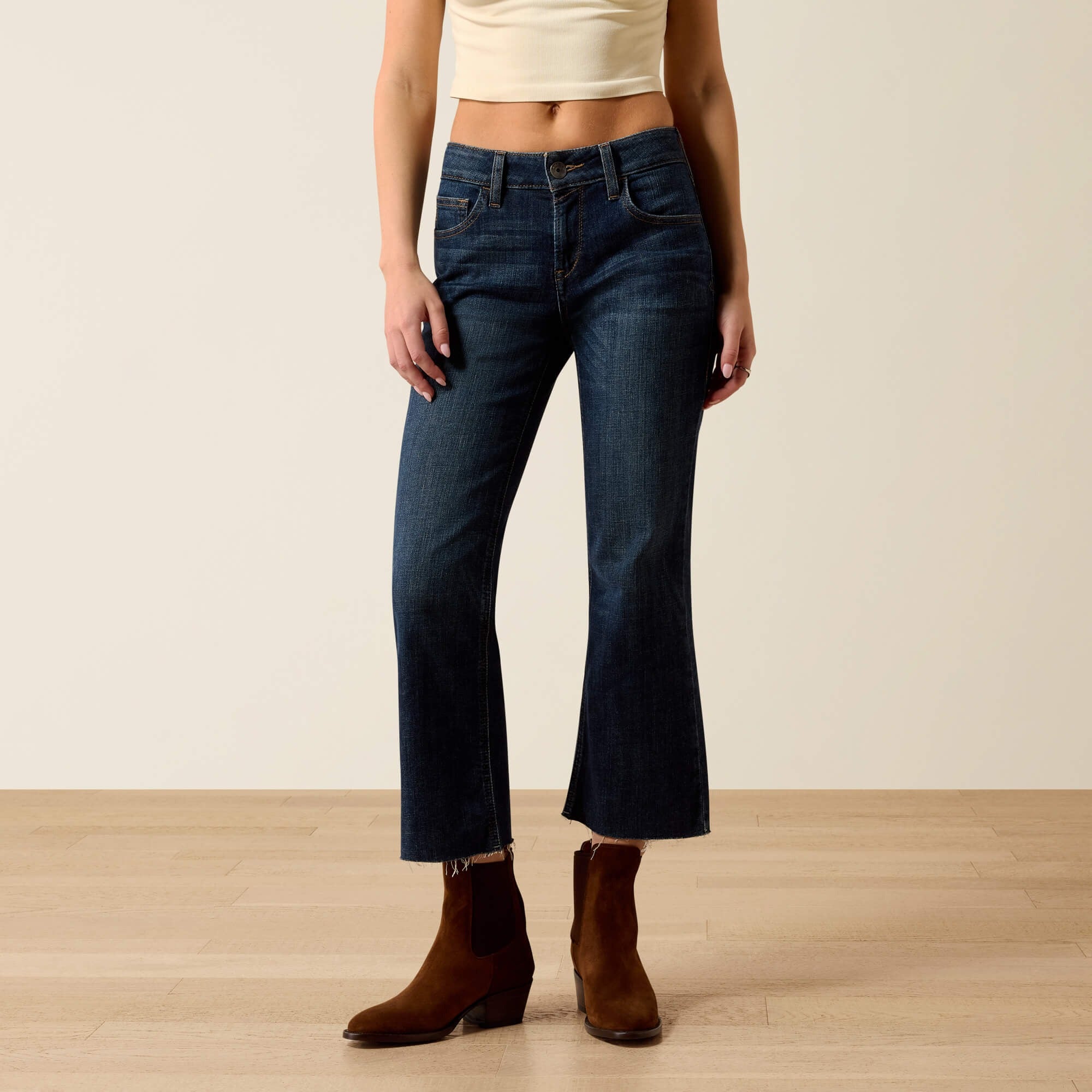 WMS Perfect Rise Lucy Kick Flare Jean