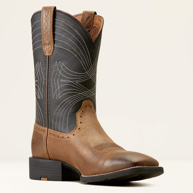 MNS Sport Wide Square Toe Cowboy Boot