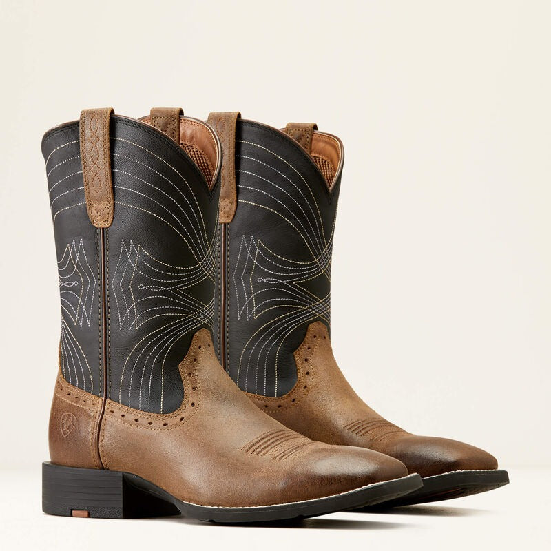 MNS Sport Wide Square Toe Cowboy Boot