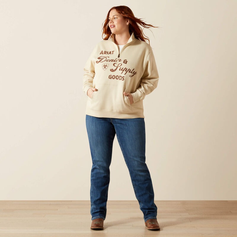 WMS Denim & Supply 1/2 Zip Sweatshirt