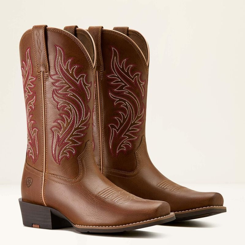 WMS Round Up Narrow Cutter Toe Western Boot