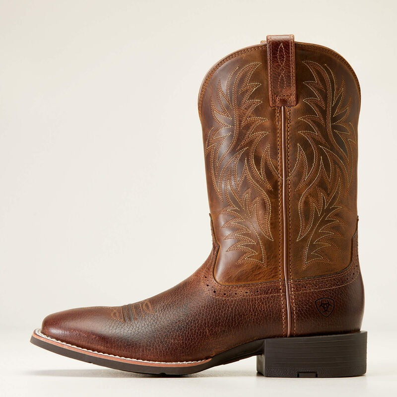 MNS Sport Western Wide Square Toe Cowboy Boot