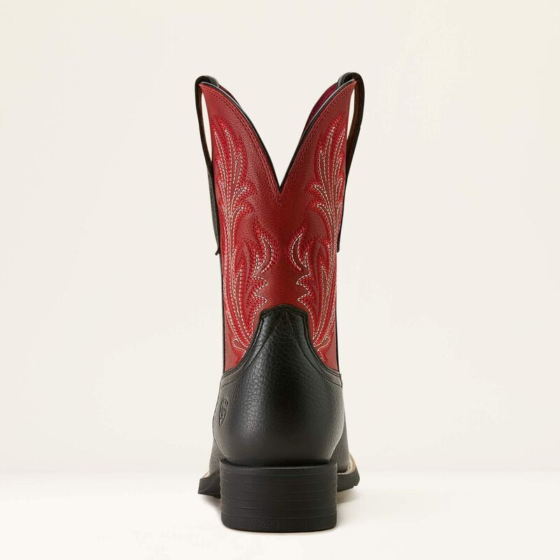 WMS Round Up Filly Wide Square Toe Western Boot