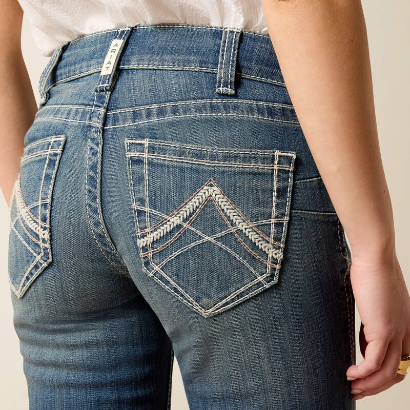 WMS R.E.A.L. Mid Rise Stretch Icon Stackable Straight Leg Jean