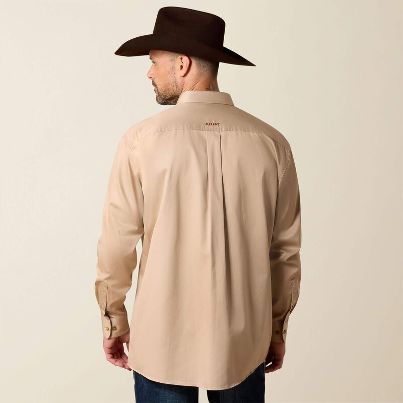 MNS Solid Twill Classic Fit Shirt