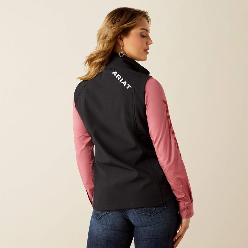 WMS Ariat Logo Softshell Vest