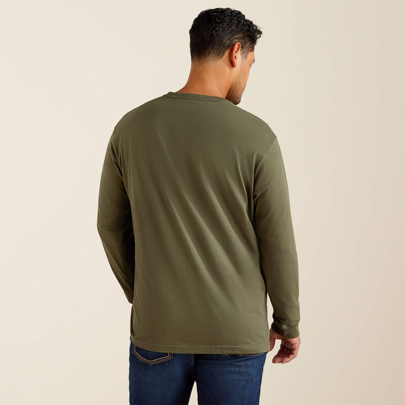 MNS Rebar Cotton Strong Standard Logo Pocket T-Shirt