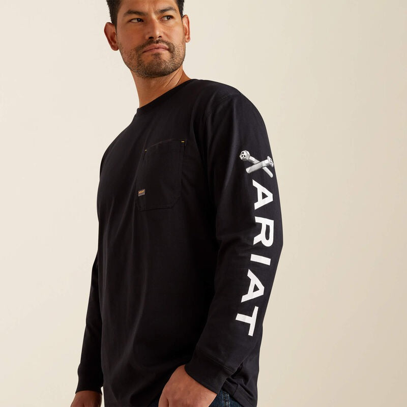 MNS Rebar Workman Bolt Skull T-Shirt