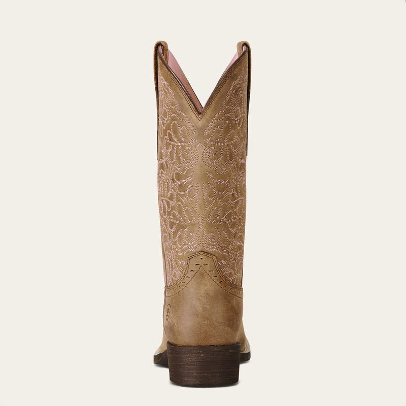 WMS Round Up Remuda Wide Square Toe Western Boot