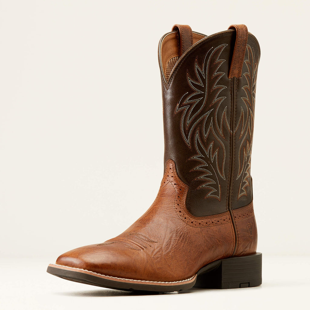 MNS Sport Western Wide Square Toe Cowboy Boot