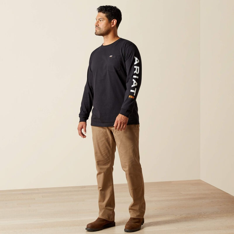 MNS Rebar Cotton Strong Standard Logo Pocket T-Shirt