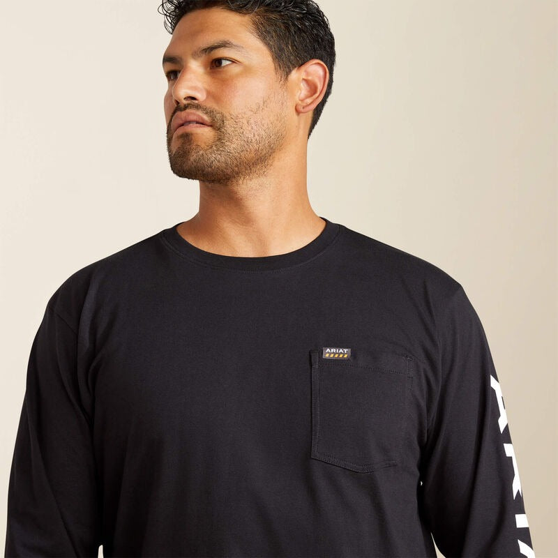 MNS Rebar Cotton Strong Standard Logo Pocket T-Shirt