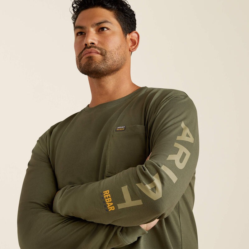 MNS Rebar Cotton Strong Standard Logo Pocket T-Shirt