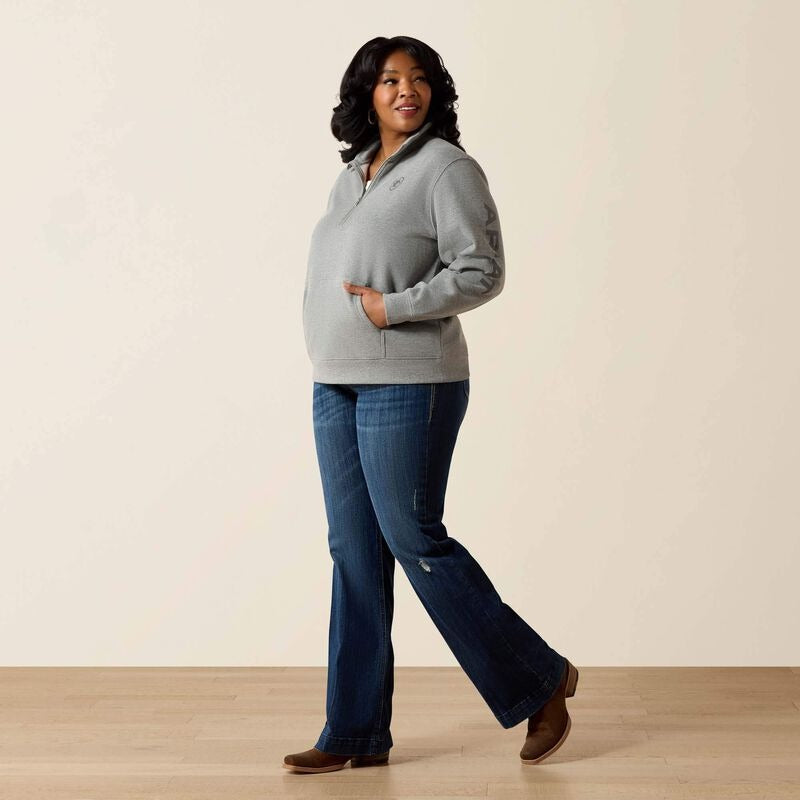 WMS Logo 1/2 Zip Sweatshirt