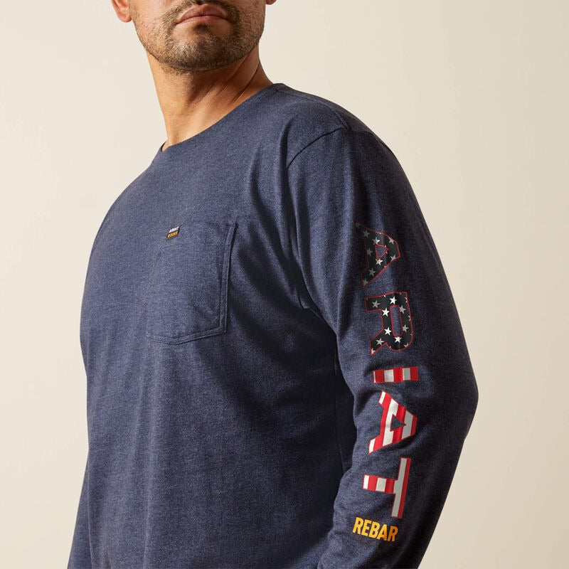 MNS Rebar Cotton Strong Standard Logo Pocket T-Shirt