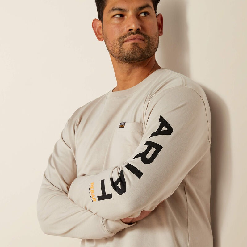 MNS Rebar Cotton Strong Standard Logo Pocket T-Shirt