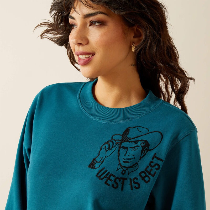 WMS Essential Sendero West is Best Sweatshirt