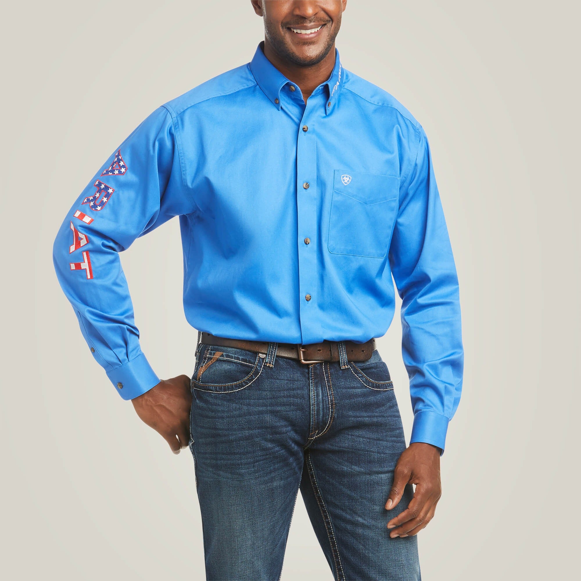 MNS Team Logo Twill Classic Fit Shirt