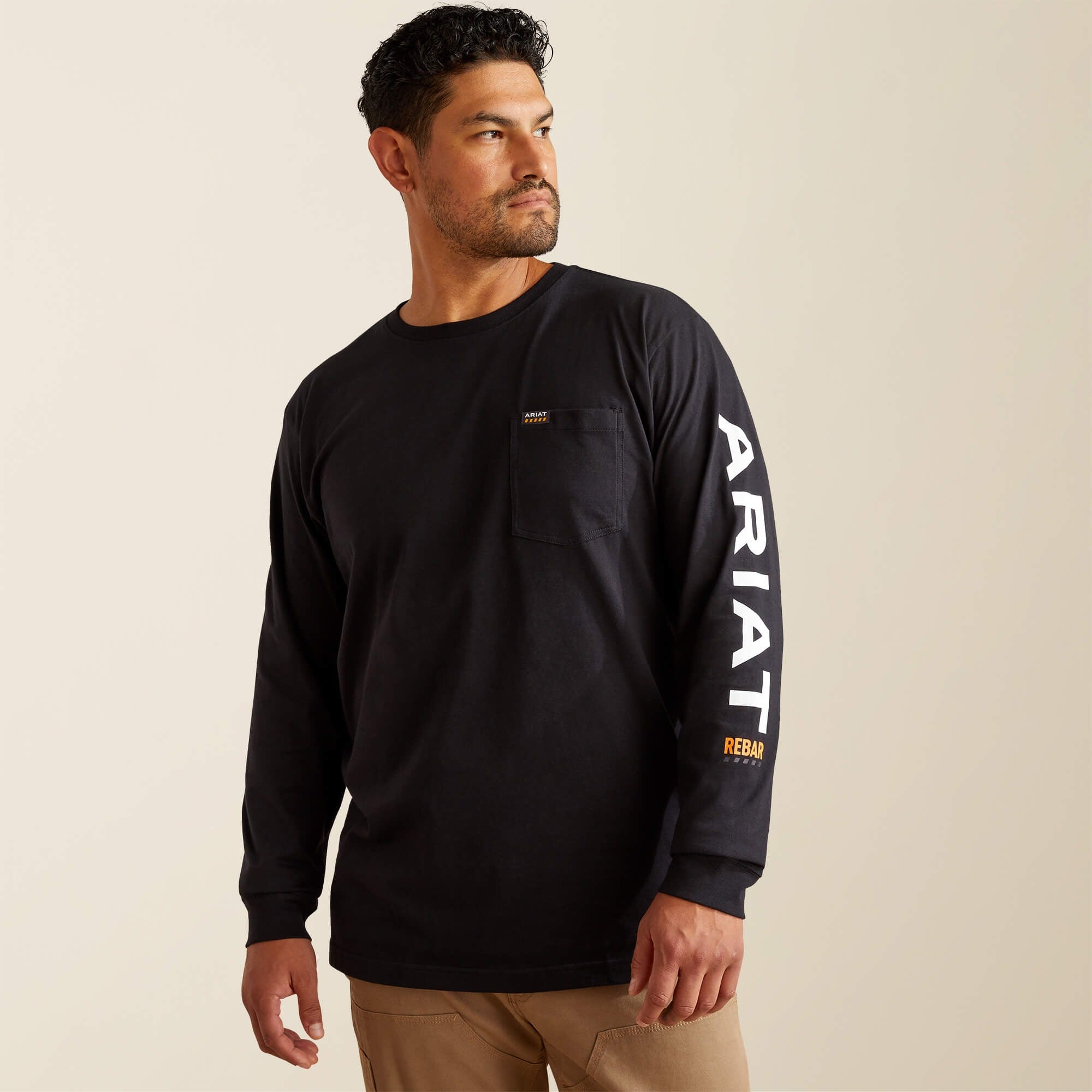 MNS Rebar Cotton Strong Standard Logo Pocket T-Shirt