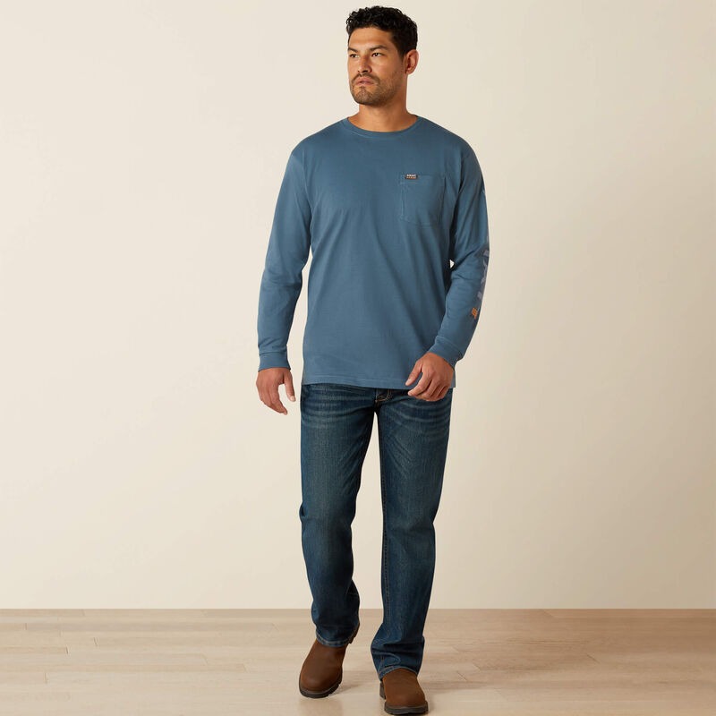 MNS Rebar Cotton Strong Standard Logo Pocket T-Shirt