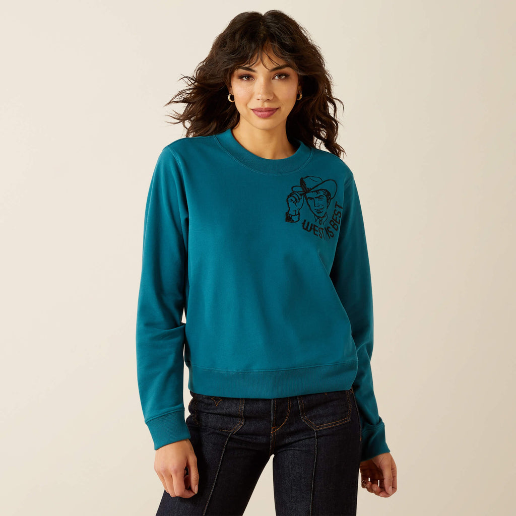 WMS Essential Sendero West is Best Sweatshirt