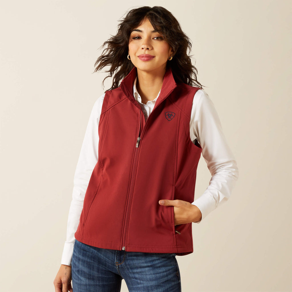 WMS Ariat Logo Softshell Vest