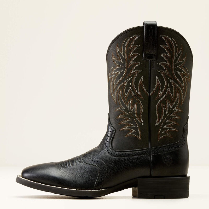 MNS Sport Western Wide Square Toe Cowboy Boot