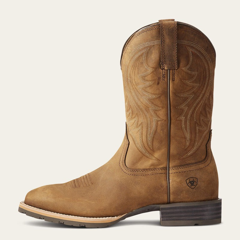 MNS Hybrid Rancher Wide Square Toe Cowboy Boot